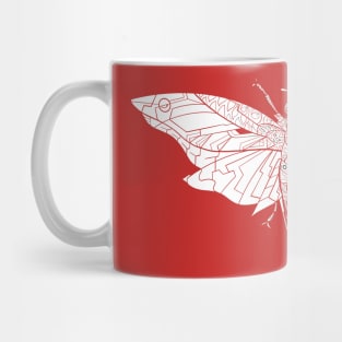 monster moth ecopop cicada bug art Mug